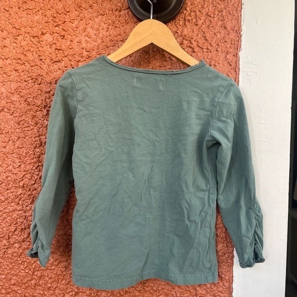 Matilda Jane Girls House Of Clouds Lagoon Tee, Green Long Sleeve Size 6 - Picture 2 of 5